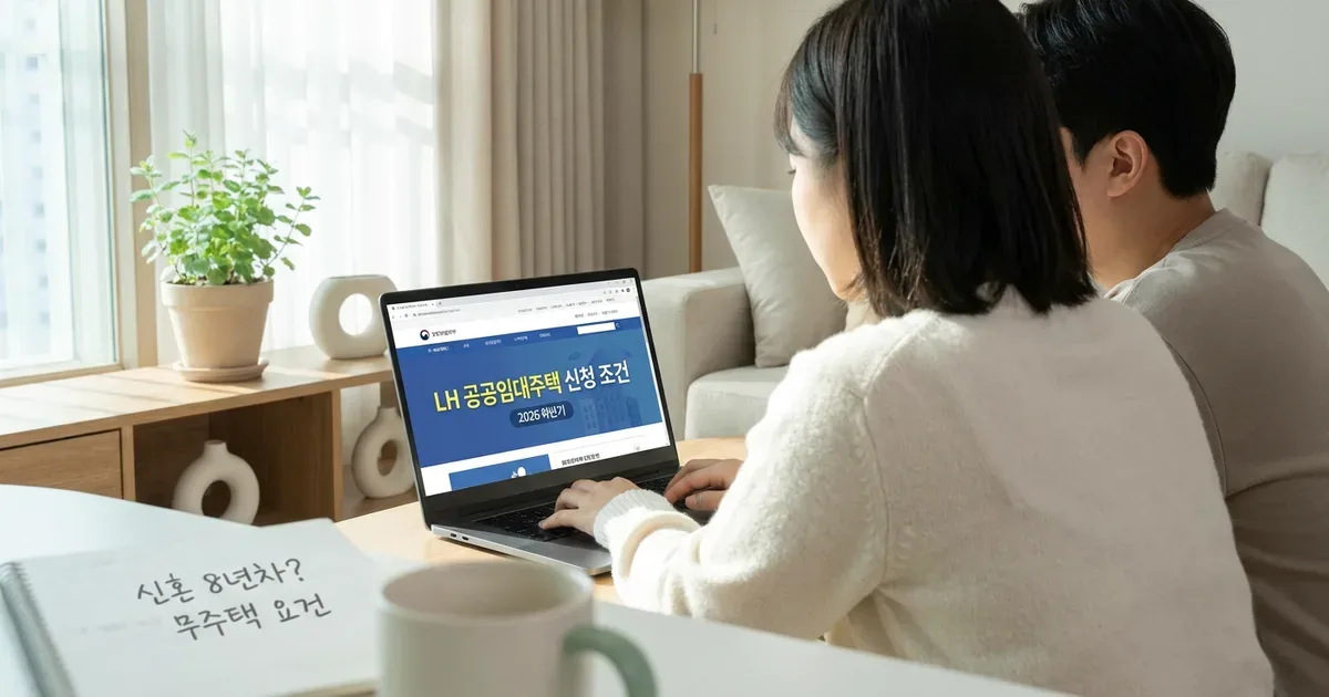 2026년 하반기 LH 공공임대주택 모집 청년 신혼부부 신청 조건 총정리