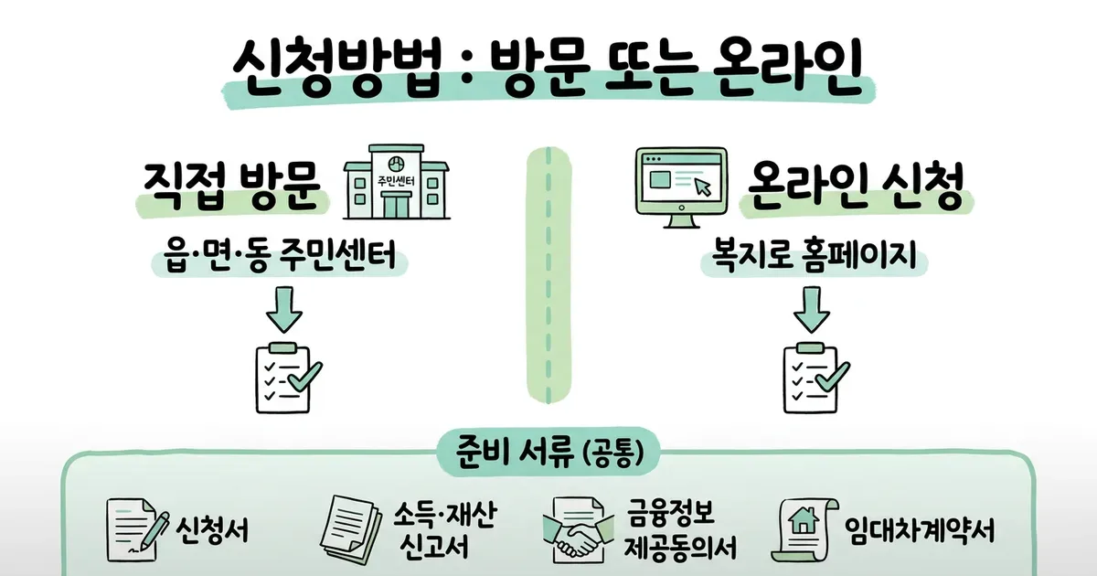 주거급여 신청자격과 지원금액 2026년 총정리